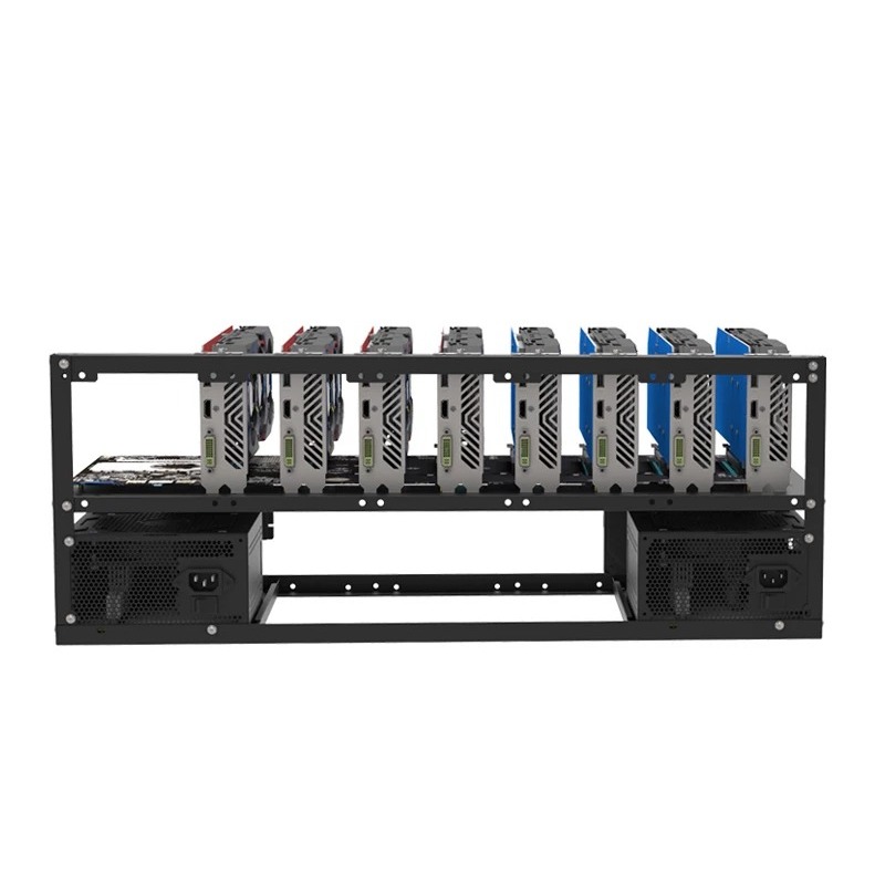 12 GPU Mining Rig Frame Open A - 12 Gpu Open Air Frame Case ulasan dan harga